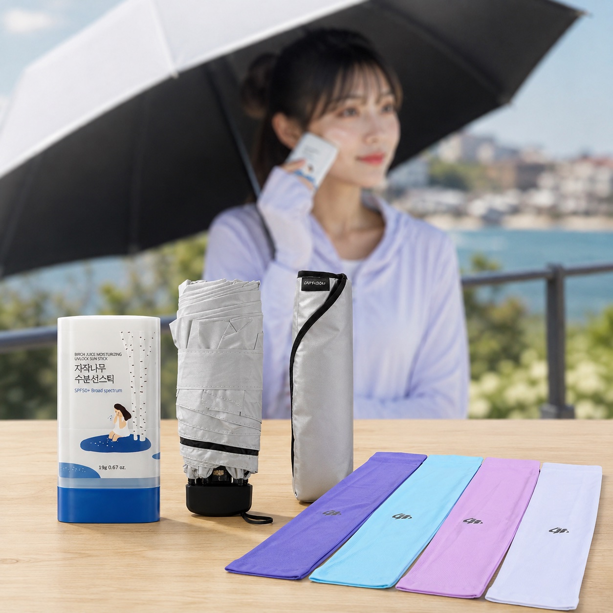 How Japan Blocks the Sun: Parasols, Sleeves, and Face Covers