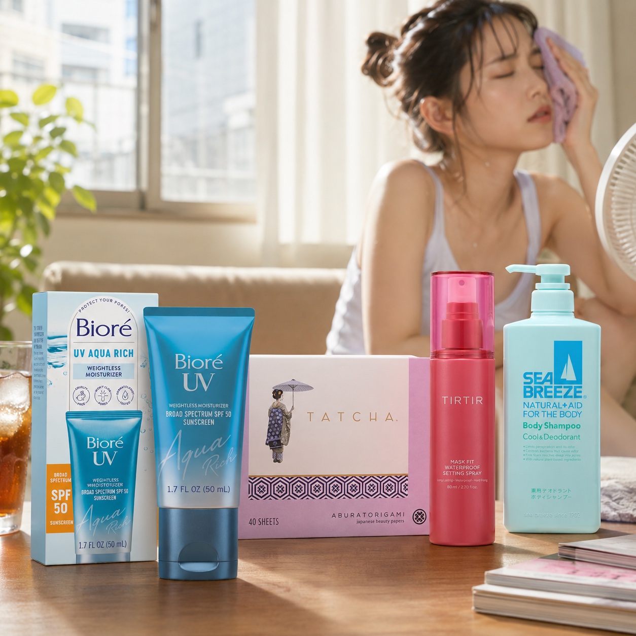 Sweatproof Summer Skincare: The K/J Kit for Heat and Humidity